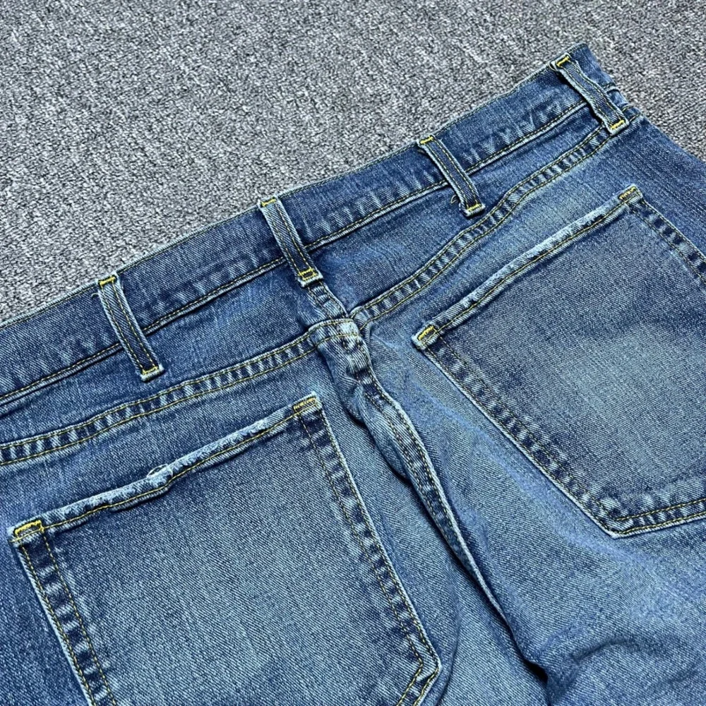 St. Johns Bay Jeans 38x30 Blue Straight Leg Stretch Denim Mens Casual Pants